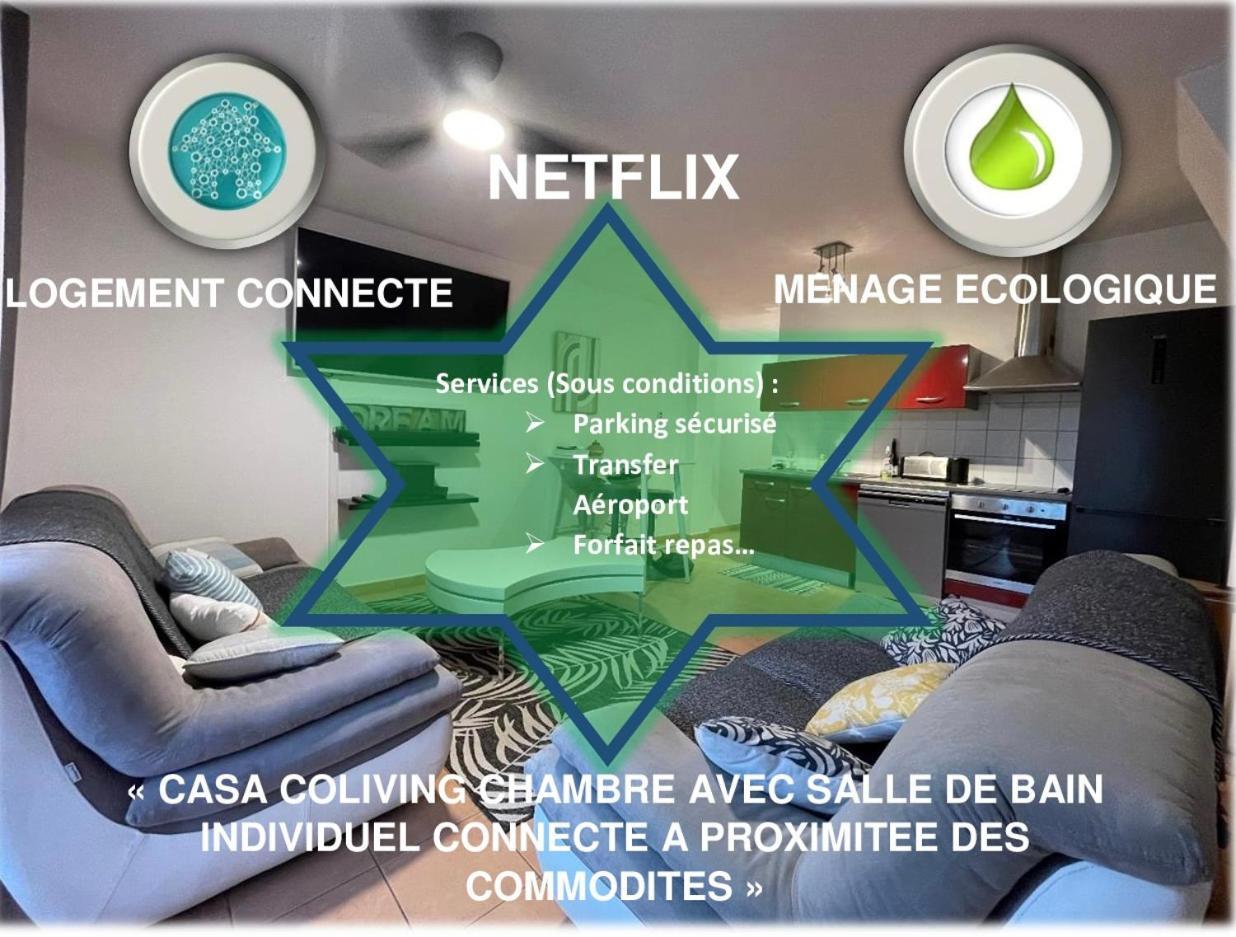 Casa Coliving Avec Chambre Salle De Bain Individuelles Privatives サン・ピエール エクステリア 写真